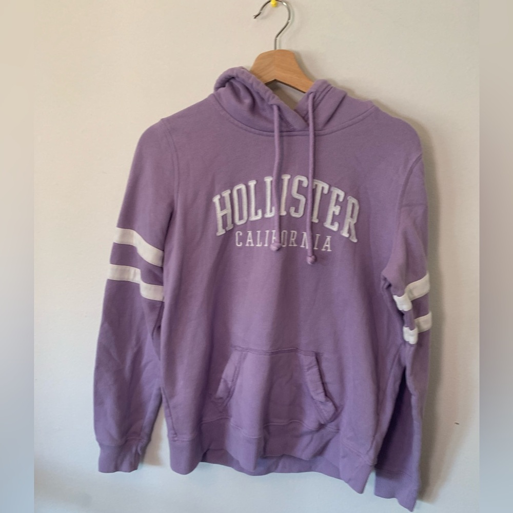Purple Hollister hoodie